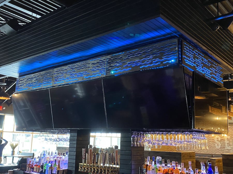 Backlit Bar Installation
