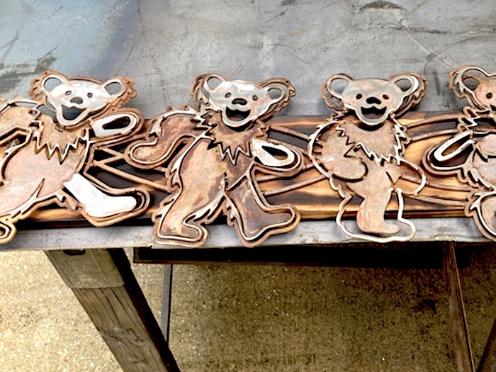 Grateful Dead Bears Metal Art
